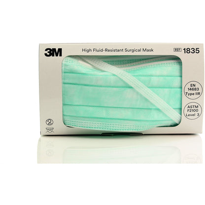 3M™ High Fluid Resistant Surgical Mask - Type IIR - 1835