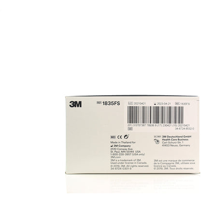 3M™ Tie-On, High Fluid-Resistant Surgical Mask with Face Shield - Type IIR 1835FS - Pack Of 50 - 3M