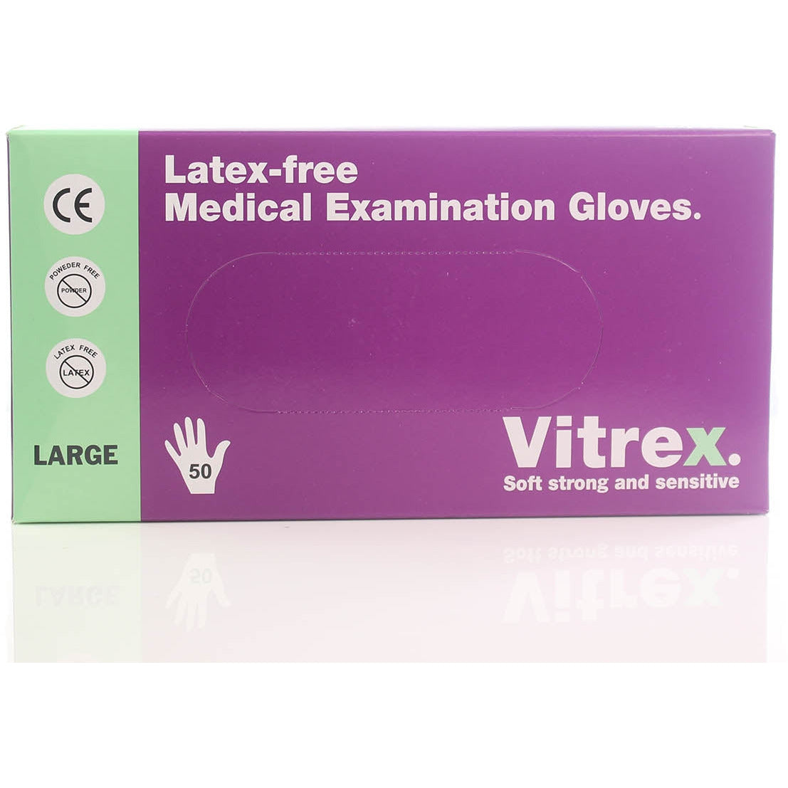 Vitrex Powder Free Gloves - Large - Box of 50