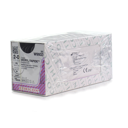 Coated VICRYL rapide Suture: 26mm 75cm undyed 2-0 3 Single - Ethicon