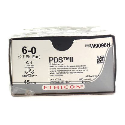 ETHICON Suture absorbable W9096H 45cm pds - box Single - Ethicon