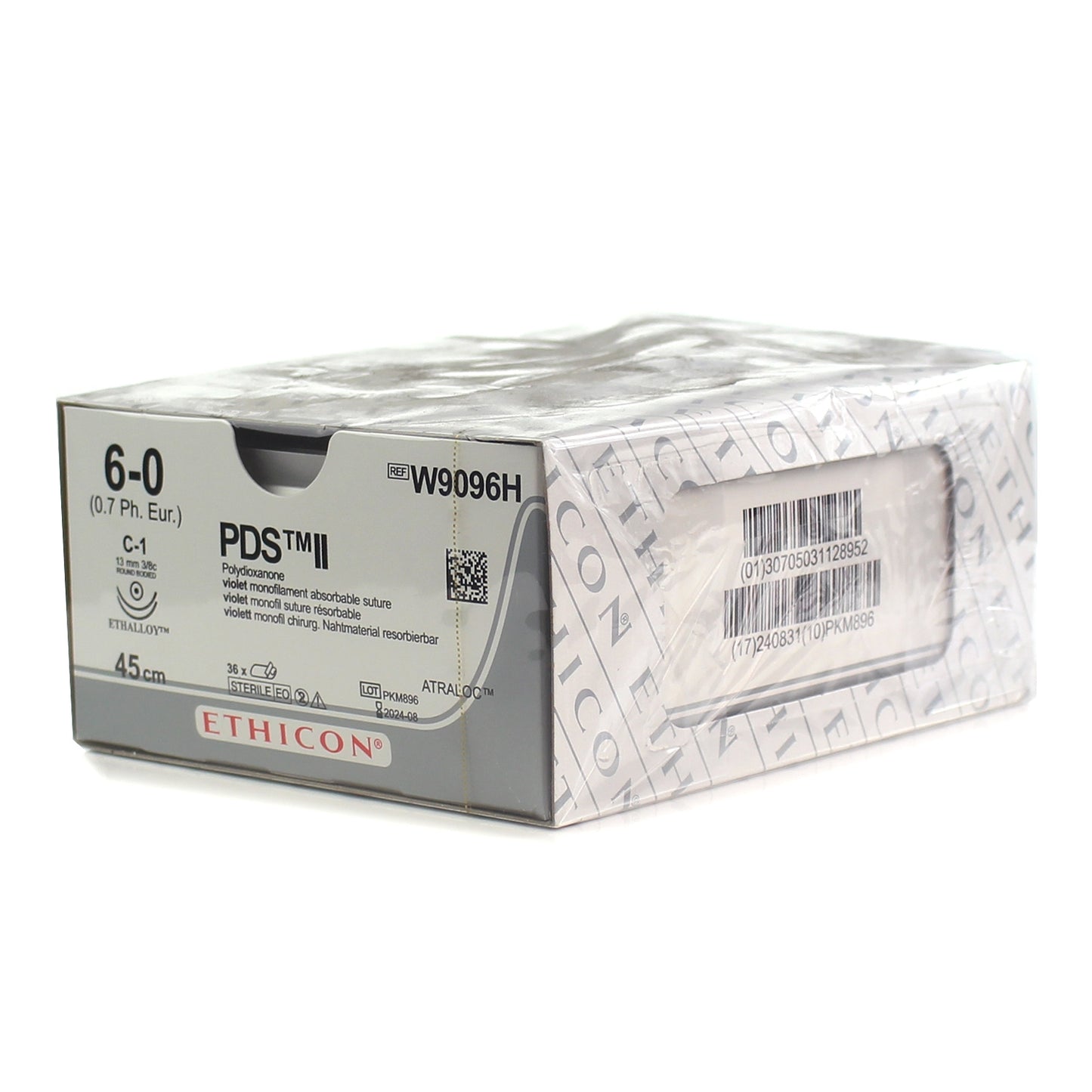 ETHICON Suture absorbable W9096H 45cm pds - box Single - Ethicon