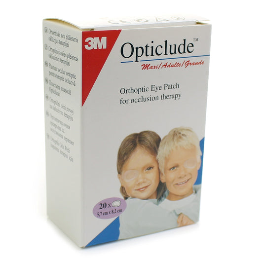 3M Opticlude Standard Orthoptic Eye Patches - Box of 20 - 3M