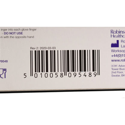 Robinsons Nytraguard Bluple Nitrile Gloves Large x 200 [EN455 Medical Grade] - Robinsons