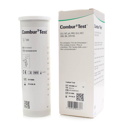 Combur 9 Test Strips x 100 - Roche