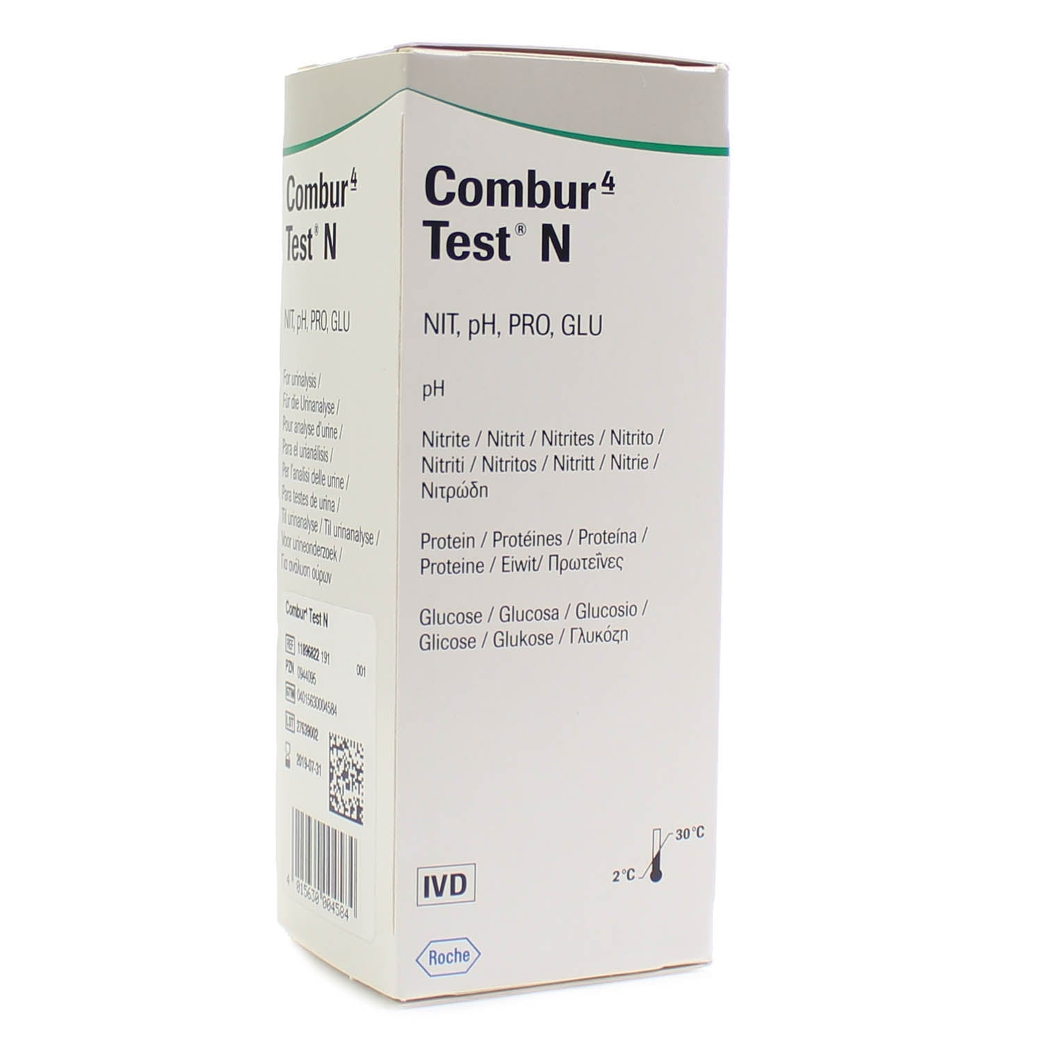 Combur 4N Test Strips x 50 - Roche