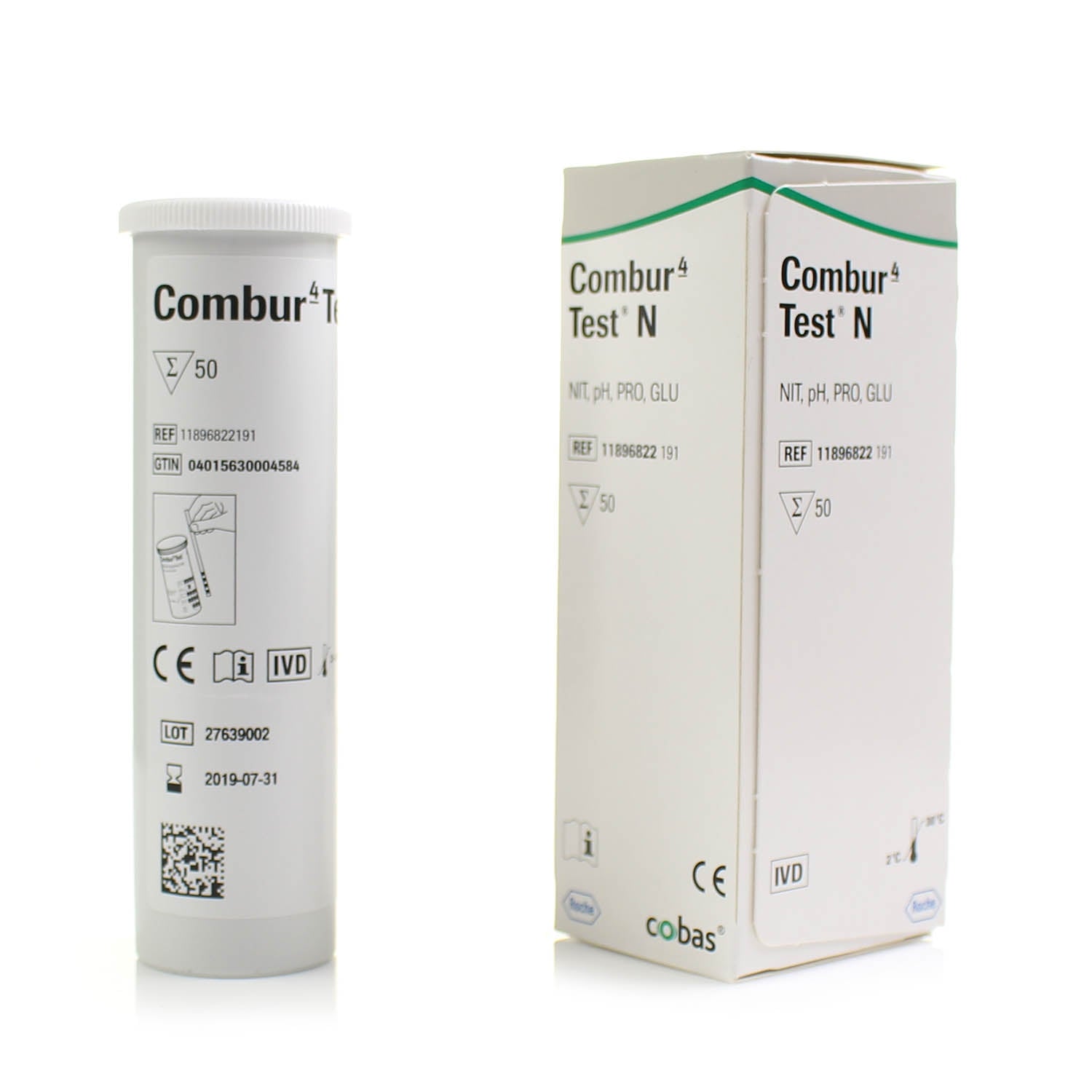 Combur 4N Test Strips x 50 - Roche