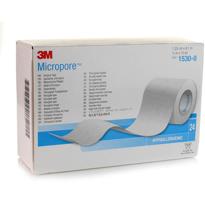 3M Micropore Surgical Tape 1.25cm x 9.14m - SINGLE