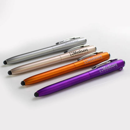 Medisave LED Pen Torch / Stylus / Ballpoint 3-in-1