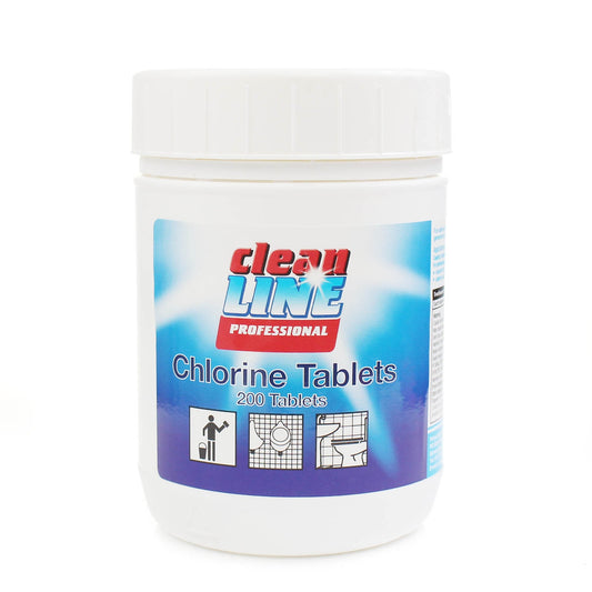 Cleanline Chlorine Tablets (200 PK) - 3S Healthcare