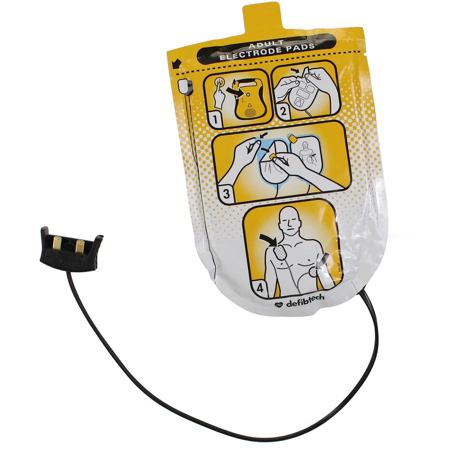 Lifeline AED Adult Defibrillation Pads Package (1 set)