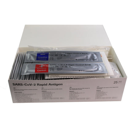 Roche COVID-19 Rapid Antigen Nasal Test Kit x 25 (MIN invasive!) - CLEARANCE - Roche