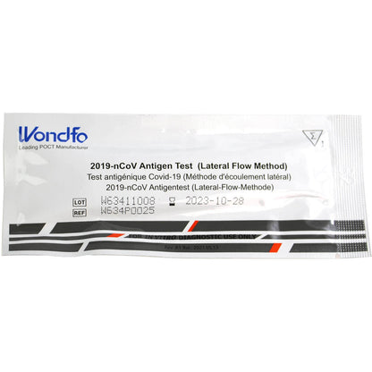 COVID Antigen Home Test Kit (Nasal Swab Lateral Flow) - Pack of 5 - Wondfo