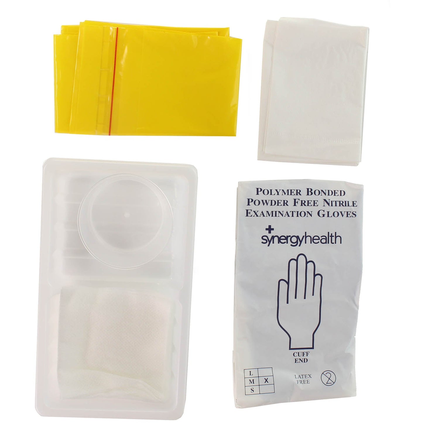 Woundcare Pack, Walleted Medium Nitrile Gloves