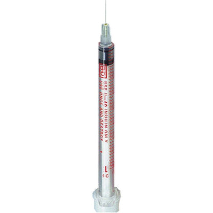 BD Micro-Fine + Insulin Syringe 0.5ml U40 30G X 8MM - Pack Of 100 - Becton Dickinson