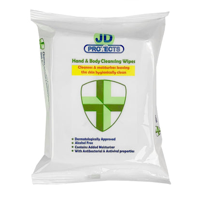 JD Protects Anti Viral Hand Sanitising Wipes (20 wipes) - John Dale