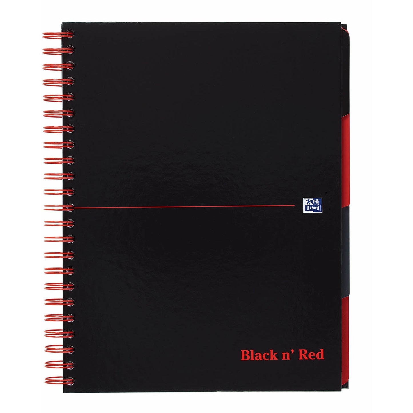 Black n' Red Hardback Wirebound Project Book 200 Pages A4+ (Pack of 3) - Hameln