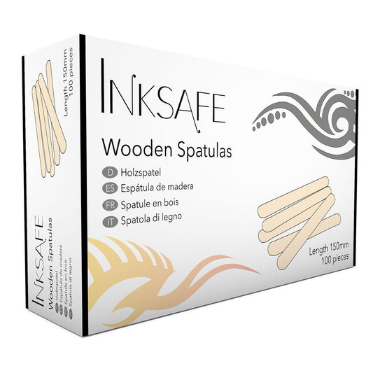 Inksafe Wooden Spatula - Pack of 100 - Inksafe