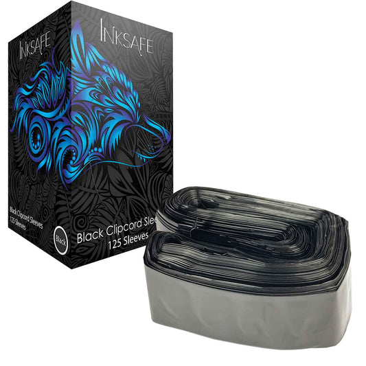 Inksafe Black Clipcord Sleeve - 5cm x 80cm - Inksafe