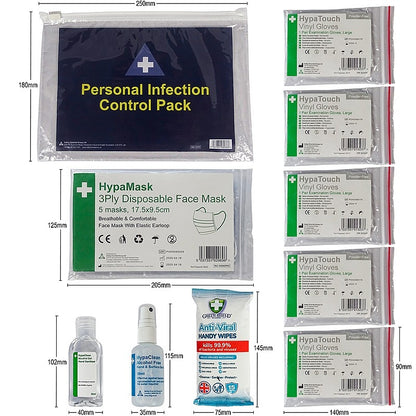 Personal Infection Control Pack - Safety First Aid