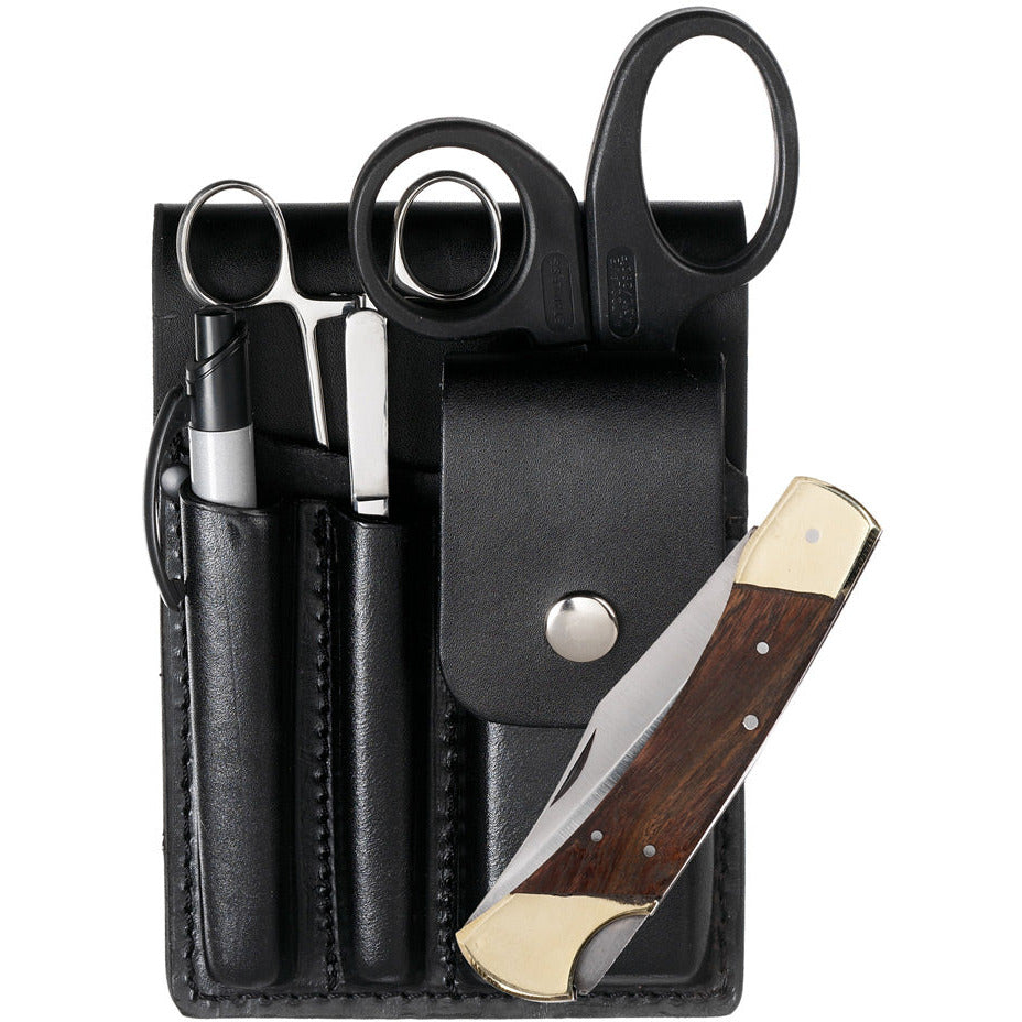 Square Padded Leather Holster Set