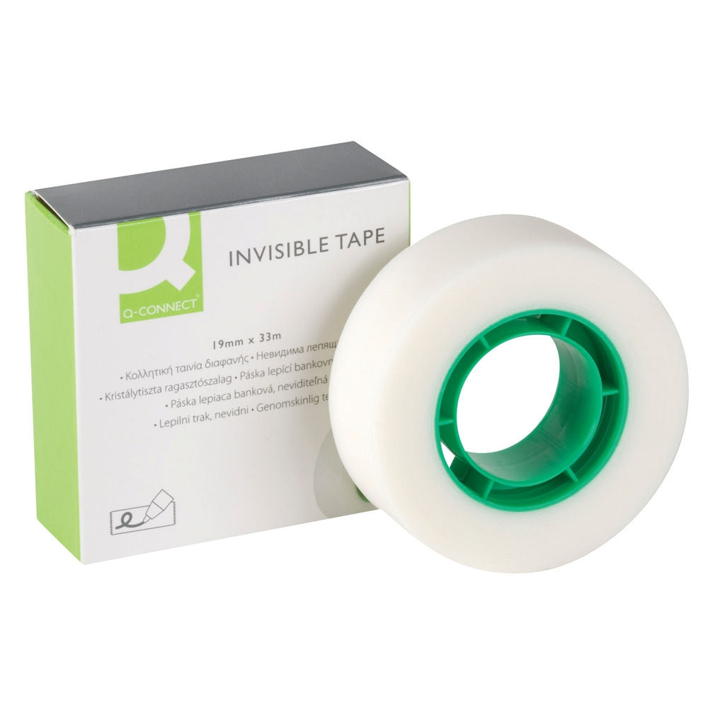 Q-Connect Invisible Tape 19mm x 33m - Q-Connect