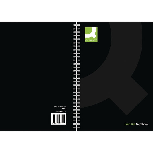 Qconnect Wirebound A4 Pp Black Pack Of 3 - Qconnect