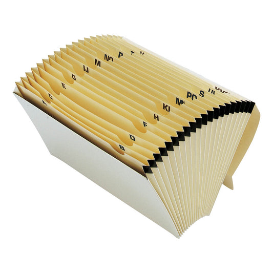 Q-Connect Expanding File Foolscap A-Z Manilla KF22001 - Q-Connect