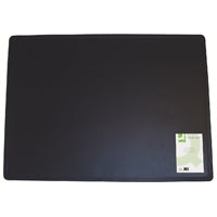Q-Connect Desk Mat Black (W530 x D400mm, Foam back) - Qconnect