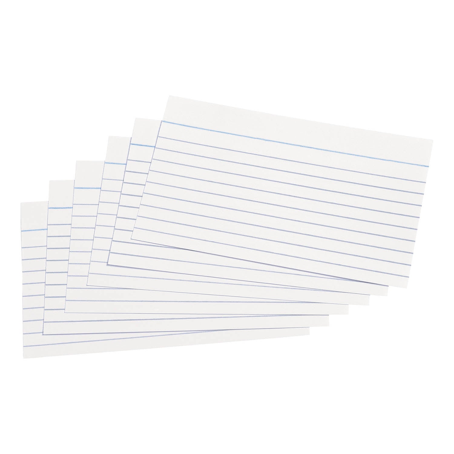 Q-Connect Record Card 127x76mm Ruled Feint White (Pack of 100) KF35204 - Q-Connect