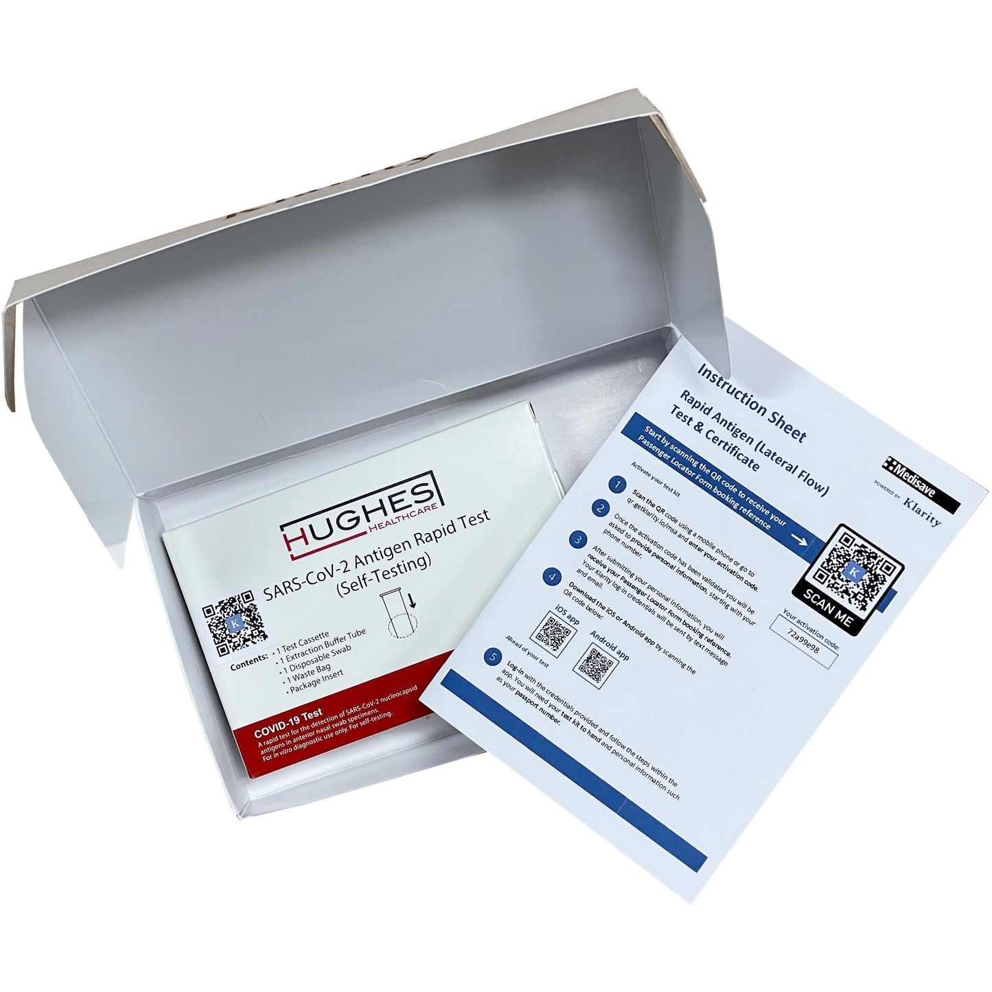 Fit to Fly / Day 2 Covid Test - Single x1 Certificate - Klarity