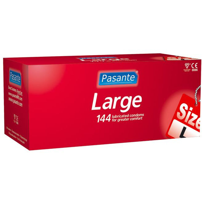 Pasante Large Condoms - Clinic Pack x 144 - 