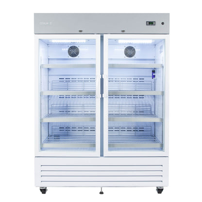 CoolMed Large Glass Door Refrigerator - 500 Litres - CMG500