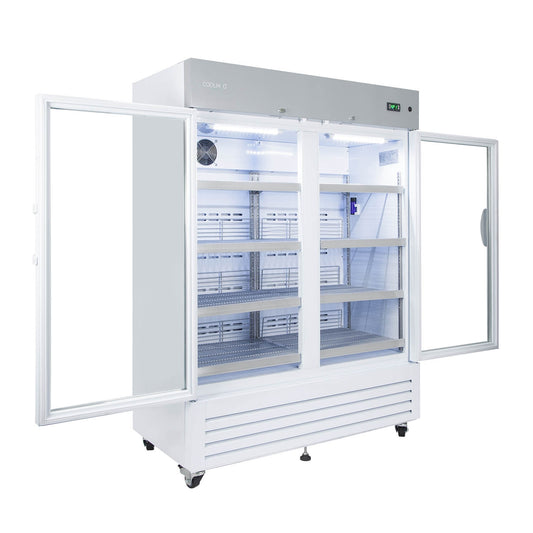 CoolMed Large Glass Door Refrigerator - 500 Litres - CMG500
