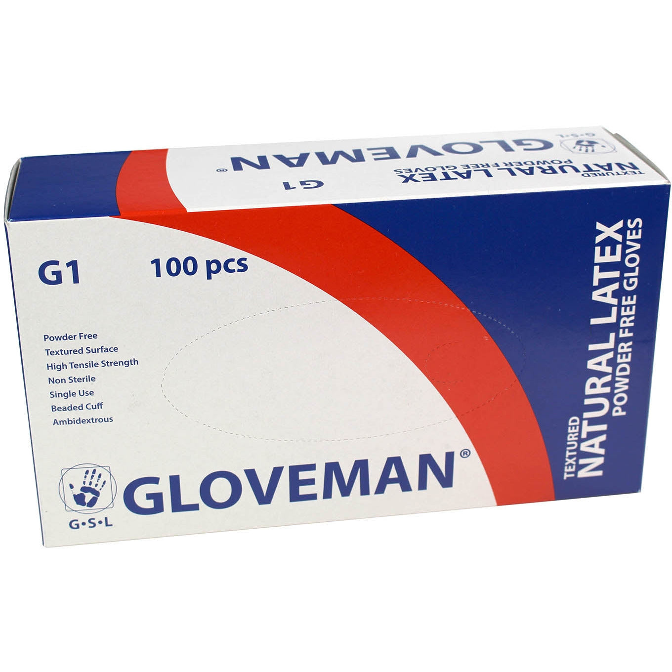 Latex Powder Free Gloves Medium x 100 Medisave UK