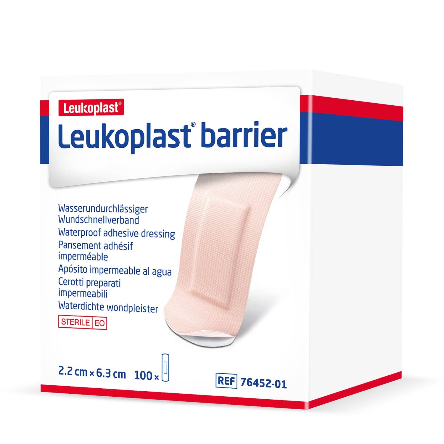 Leukoplast Barrier  Dressings 6.3cm x 2.2cm x 100 - BSN