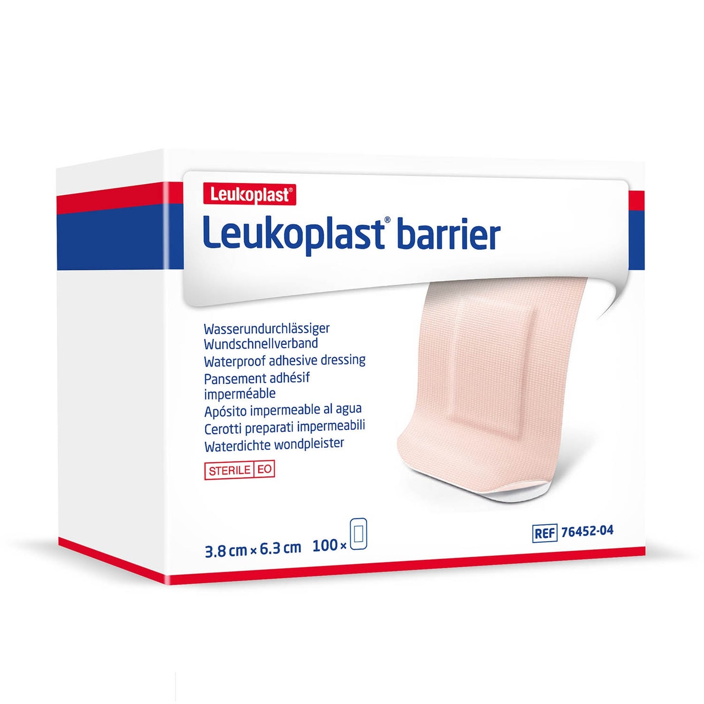 Leukoplast Barrier Dressings 6.3cm x 3.8cm x 100 - BSN