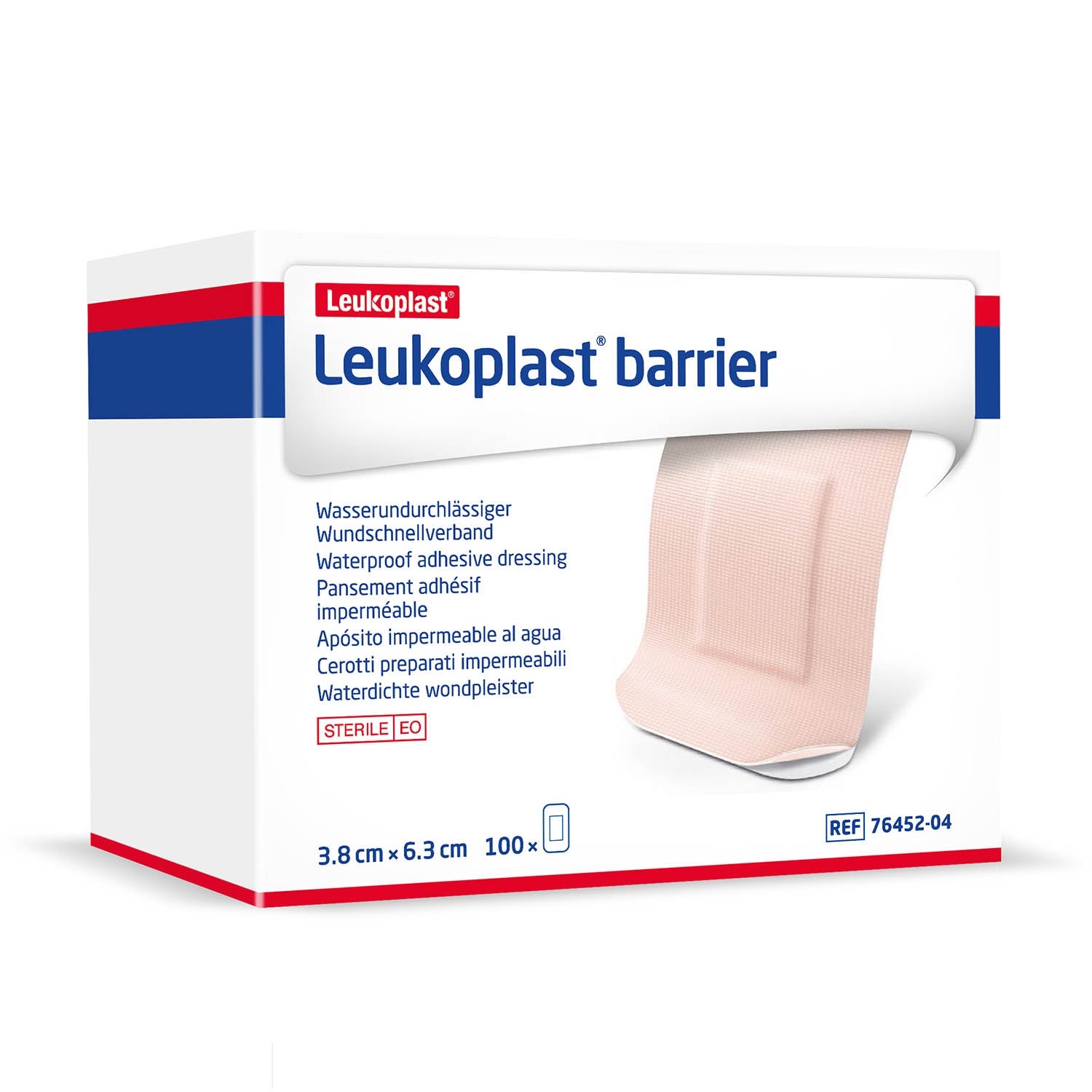 Leukoplast Barrier Dressings 6.3cm x 3.8cm x 100 - BSN