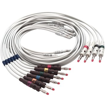 Welch Allyn Lead Wires (10 wires per set), IEC Banana - for CP100/CP200
