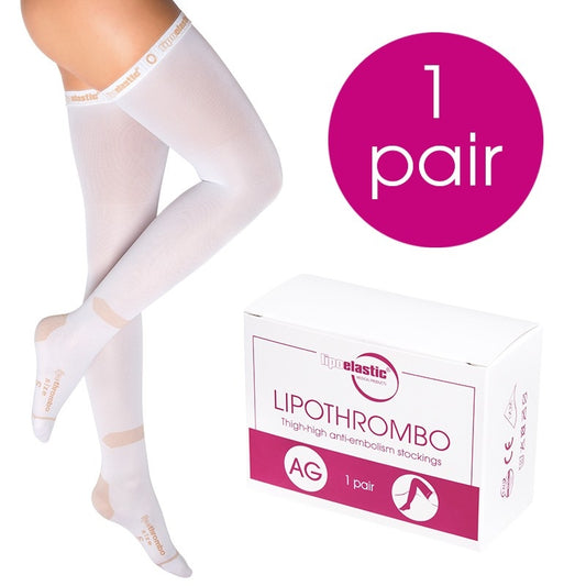 Lipoelastic Compression Stockings - Lipotrombo Anti-Embolism - Thigh High - 