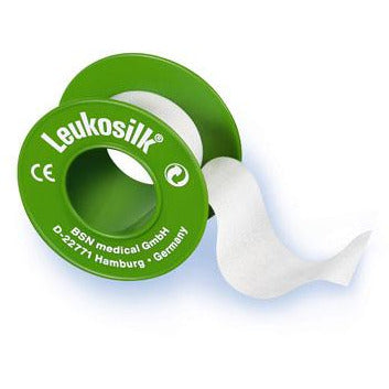 Leukosilk 1.25 x 5m Smooth Porous Adhesive Tape - Pack of 24