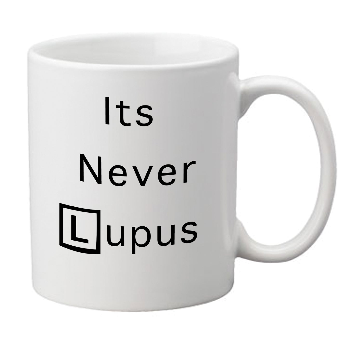 'It's Never Lupus' Mug