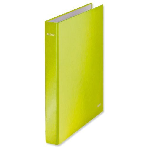 Leitz Wow 2 D-Ring Binder 25mm A4 Plus Green (Pack of 10) - Leitz