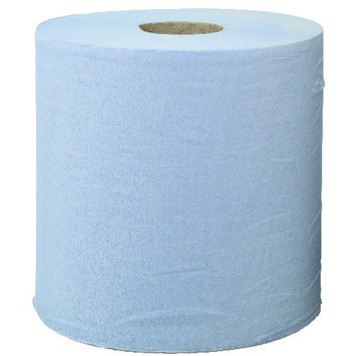 Tork Reflex Centrefeed Roll Blue 2Ply - 473263 - Case of 6 Rolls - 19.4cm x 150m - Tork
