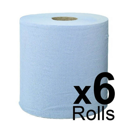 Pristine Centre feed Roll Blue 1ply - 300m - Case of 6 - Pristine