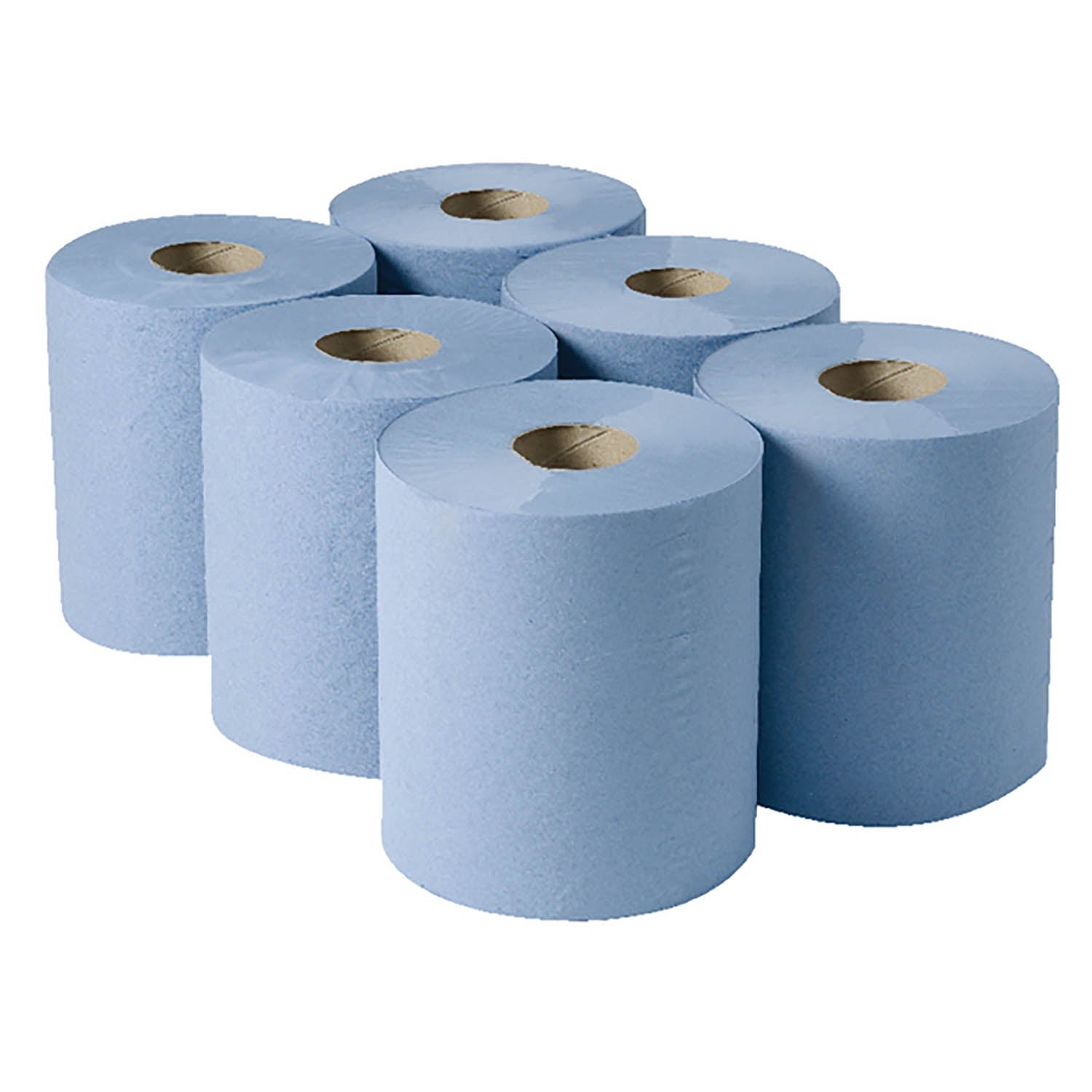 Pristine Centrefeed Roll Blue 2ply - 150m - Case of 6 - Pristine