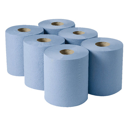 Bodyguards Envirotex Centrefeed 2 Ply Blue x 6