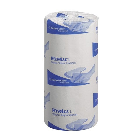 Wypall 9.5" Scott Couch Roll White 1ply 38m - Case of 24 - Kimberly-Clark