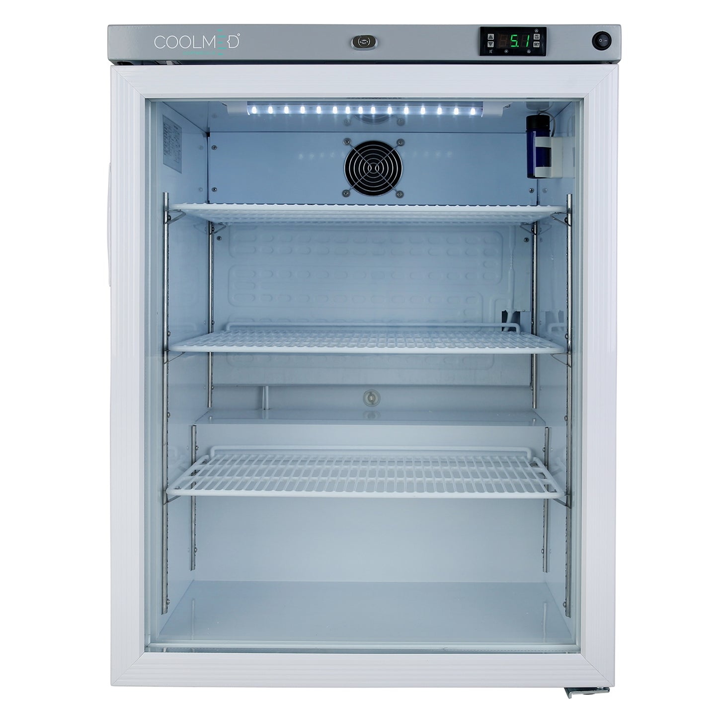 CoolMed Glass Door Refrigerator - 145 Litres - CMG125 - CoolMed
