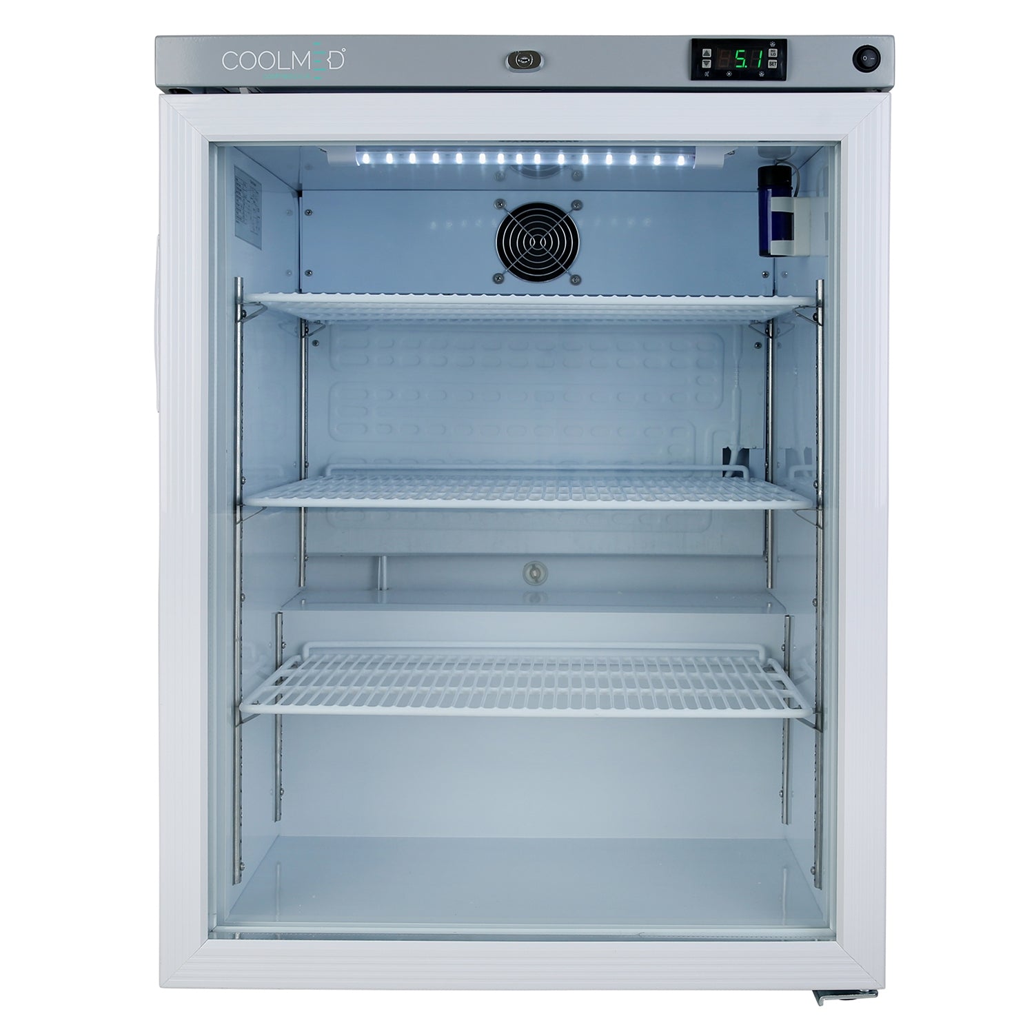 CoolMed Glass Door Refrigerator - 145 Litres - CMG125 - CoolMed